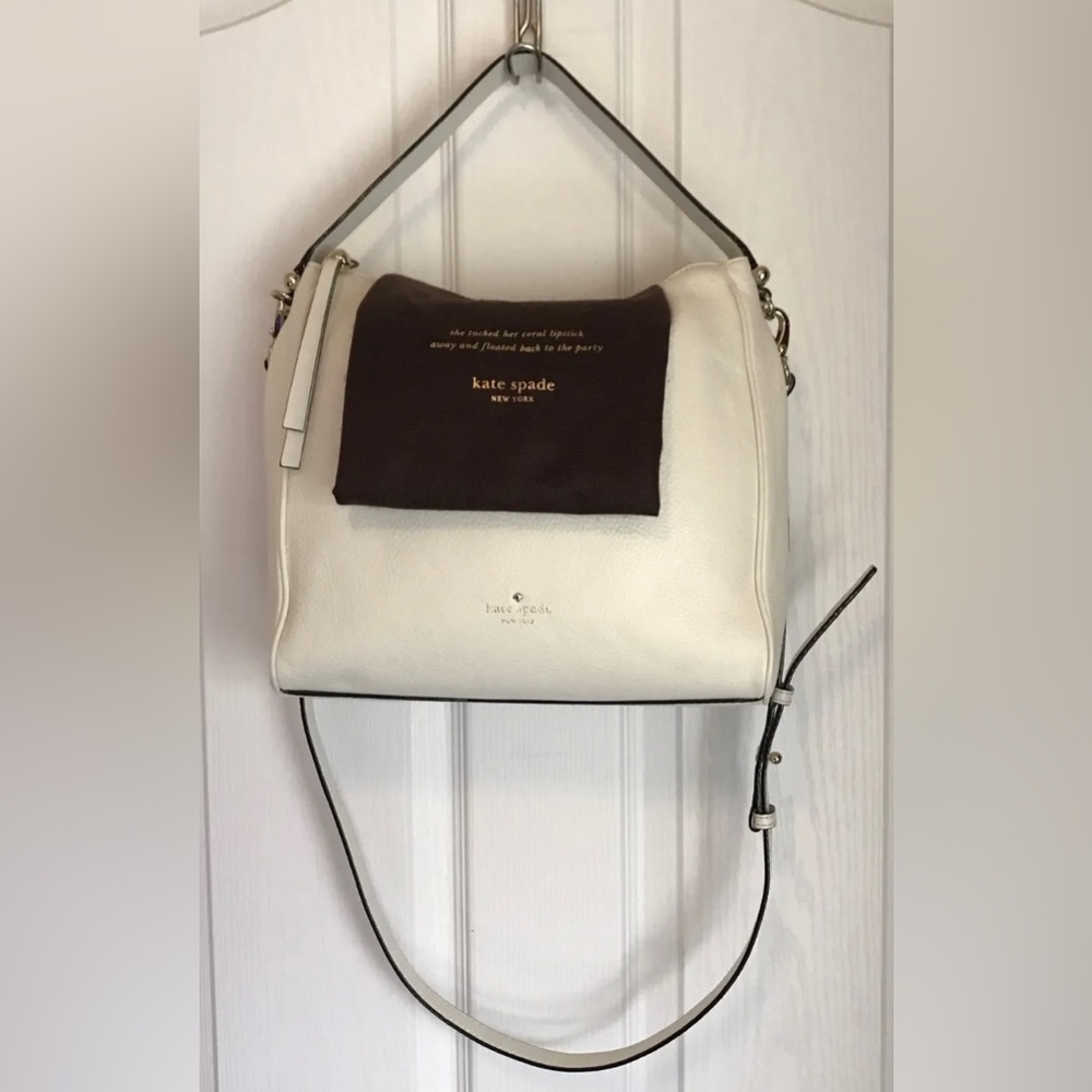 EUC Kate Spade New York Charles Street Haven ~ Cream Shoulder Bag